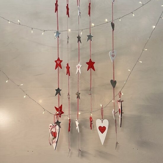 Nokareni Ziemassvētku dekori