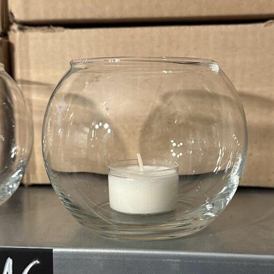 Stikla svečturis/vāzīte