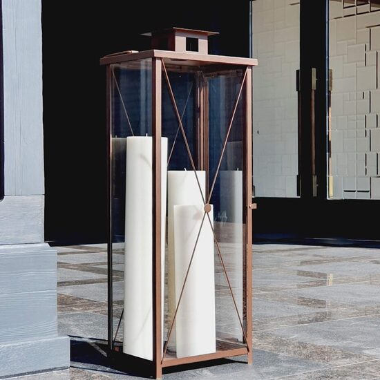 METĀLA BRŪNS LUKTURIS H 100cm