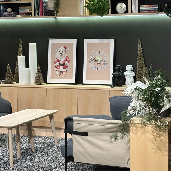 Atpūtas zonas Ziemassvētku dekorācijas