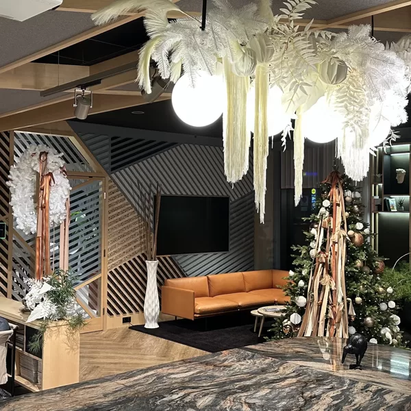 Christmas ceiling decor