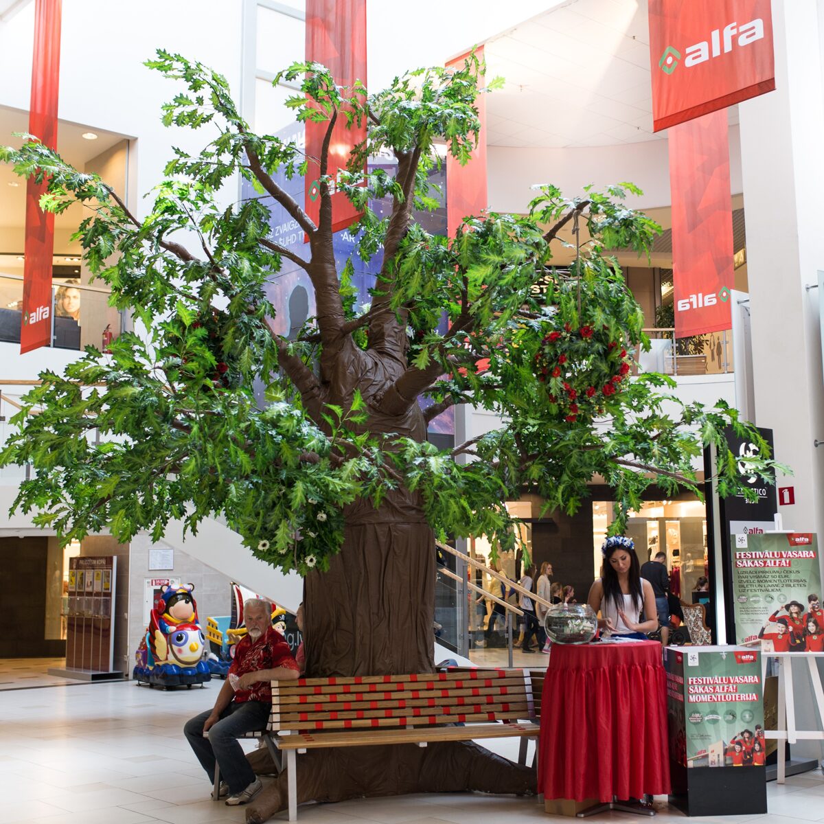 Alfa Līgo and Jāņi decorations
